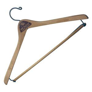 Vintage Hart Schaffner & Marx Wood Locking Suit Hanger 17" Wishbone Grand Rapids